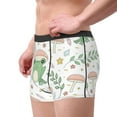 thumbnail image 2 of Uemuo Frog and Mushrooms Pattern Men's Boxer Briefs,Trunk Anti-Chafing,Comfortable, Durable, and Stylish Underwear-XX-Large, 2 of 9
