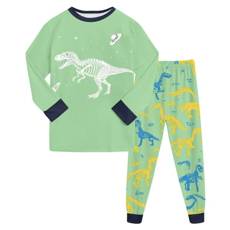 KPOPLK Toddler Baby Boy Clothes Kids Sweatsuit Long Sleeve Sweatshirt Top & Bottom Outfit Set Solid Color 1-5T Size 3-4 Years Light Green