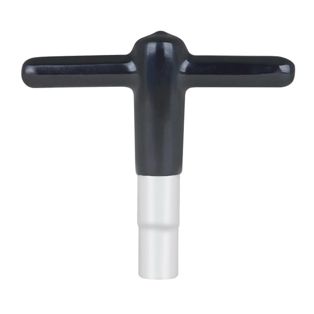 Afinador de tambor de metal con llave de afinación cuadrada sólida, accesorios y piezas para amantes de la batería negro