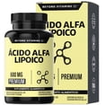 thumbnail image 1 of Ácido Alfa Lipóico (ala) 600mg Por Cápsula, Potenciado Con Cúrcuma (curcumina) |Curcuma Capsulas - Antioxidante - Alpha Lipoic Acid | Curcuminoides | Vitaminas Mujer / Hombre - 60 Cápsulas Veganas, 1 of 6