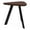 Cocoa Walnut, variant on Willow Lounge Reception Waiting Room End Table HPL Top / Black Steel / Black