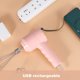 thumbnail image 4 of Ounissouiy Batidor de huevos eléctrico, mezclador de alimentos portátil inalámbrico USB, 3 velocidades, batidora de para hornear en la Herramientas y accesorios para hornear Rosa, 4 of 6