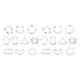 thumbnail image 3 of Bearachild Paquete de 10 galletas de Halloween molde de acero inoxidable Sugarcraft galleta molde en relieve Chocolate DIY postre suministros de C 2Conjunto, 3 of 6