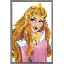 Disney Sleeping Beauty - Aurora - Stylized Wall Poster, 14.725" x 22.375" Framed
