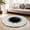 White, variant on Inchgrass Soft Round Fluffy Faux Fur Area Rug 6 x 6 FT, Circle Cozy Shaggy Sheepskin Furry Carpet Rug for Bedroom Living Room, Plush Fuzzy Floor Cover Beige Color