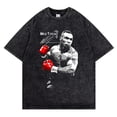 thumbnail image 2 of Mike Tyson-Camiseta Vintage lavada para hombre, Camisa de algodón de gran tamaño, ropa de calle Retro, Camiseta de cuello redondo de verano, 2 of 4