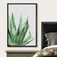 thumbnail image 3 of wall26 Framed Canvas Print Wall Art Close Up Watercolor Green Desert Succulent Nature Wilderness Illustrations Realism Floral Botanical Multicolor for Living Room, Bedroom, Office - 16"x24", 3 of 5