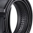 thumbnail image 5 of Cinturón de hombre ANGGREK Hebilla Automática Fácil de Usar Resistencia al Desgaste Patrón de Lichi Cinturón de Vestir Masculino para Citas de Trabajo, 5 of 5