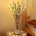 thumbnail image 1 of Árbol de abedul iluminado para decoración navideña, paquete de 4 con 20 jcociclos LED, 1 of 6