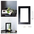 thumbnail image 4 of Maceta de pared moderna Colgador de plantas Colgando Plantas artificiales fotografía Formas Titulares de macetas Florero para cactus Jardín floral Negro 30x20x4.5cm, 4 of 9