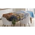 thumbnail image 1 of Ambesonne Urban Tablecloth Rectangular Table Cover, Salt Lake City Utah USA, 60"x90", Multicolor, 1 of 3