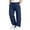 Navy, variant on Miqool Boys Baggy Sweatpants Fleece Elastic Waist Drawstring Casual Wide Leg Pants with Pockets for Workout Athletic