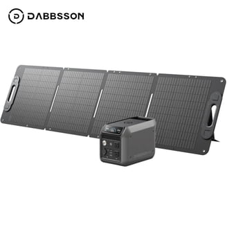 JIVERCI Portable Power Station Outdoor Solar Generator 500W