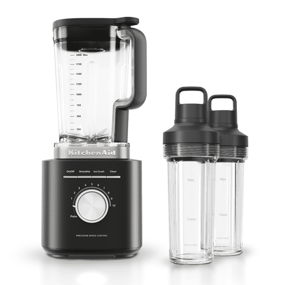 Licuadora Pure Power 2 L + 2 Vasos Personales Black Matte  7KSB2078MBM