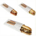 thumbnail image 2 of Sub Sandwich Bags, Hoagie and Grinder Bags, Printed Delicious Design, White Kraft Paper, 4.5x2x14 Inches, 1000 Count, 2 of 4