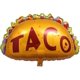 thumbnail image 4 of 6 uds. Globos de Taco Mylar, globos de papel de aluminio para Taco, globos de película de aluminio para cumpleaños, bodas, Baby Shower, Fiesta mexicana, decoraciones para fiestas, 4 of 5