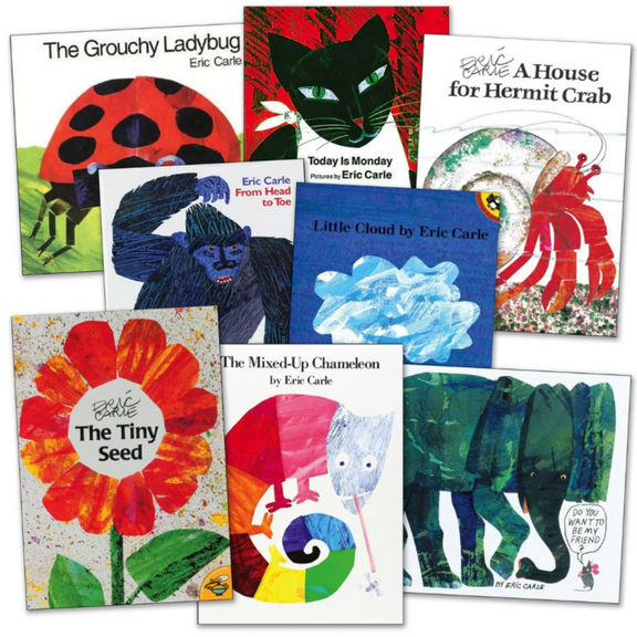 Eric Carle Collection: From Head To Toe; Today Is Monday; Grouchy Ladybug; Tiny Seed More! (Paperback)