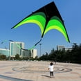 thumbnail image 3 of Cometa de juguete de 63 pulgadas, cometas acrobáticas de línea de cometa súper grande para niños, niñas, deportes divertidos al aire libre, 3 of 8