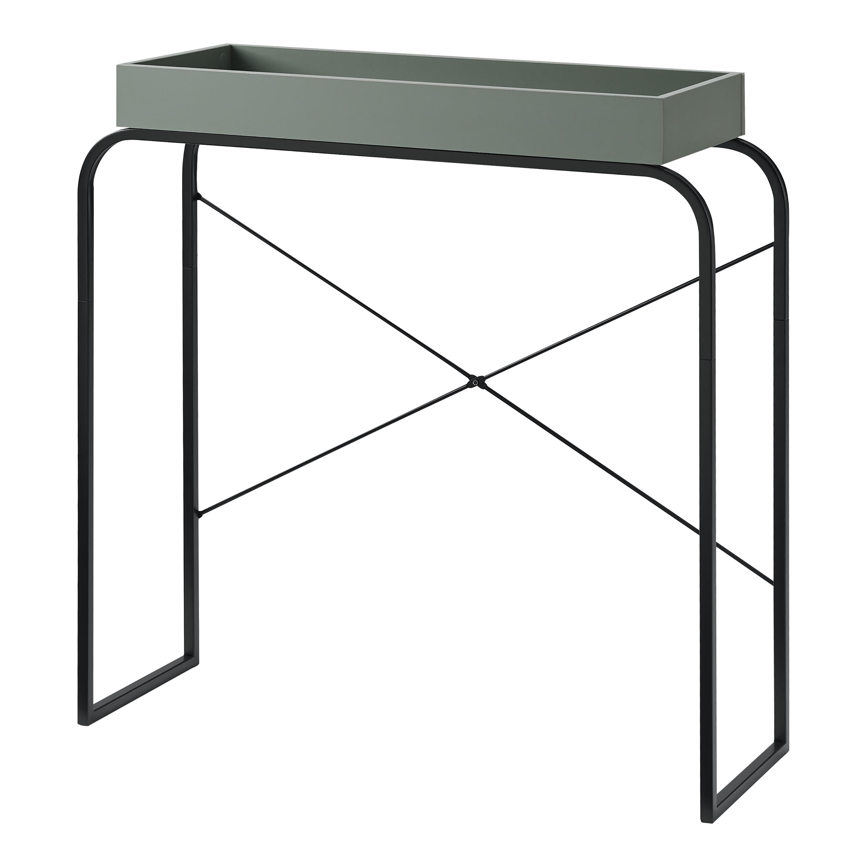 Furniture of America Basil Tray Top Wood Sage Green Console Table