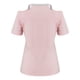 thumbnail image 4 of Camisetas Casuales para Mujeres Correa de Hombro de Verano Camiseta con Cuello en V, Manga Corta Top Ligero para el Hogar Y la Fiesta, 4 of 6