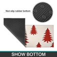 thumbnail image 6 of Red Christmas Tree Pattern Kitchen Rugs Sets Of 2,Anti Fatigue Kitchen Mat Rugs Non Slip Washable,Decorative Kitchen Floor Mats for Kitchen,Sink,Laundry,17"x30"+17"x47", 6 of 7