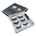 thumbnail image 1 of Juego de 3 pares pestañas aspecto natural 3D reutilizables ilios innova  Pestañas postizas magneticas abundantes, 1 of 6