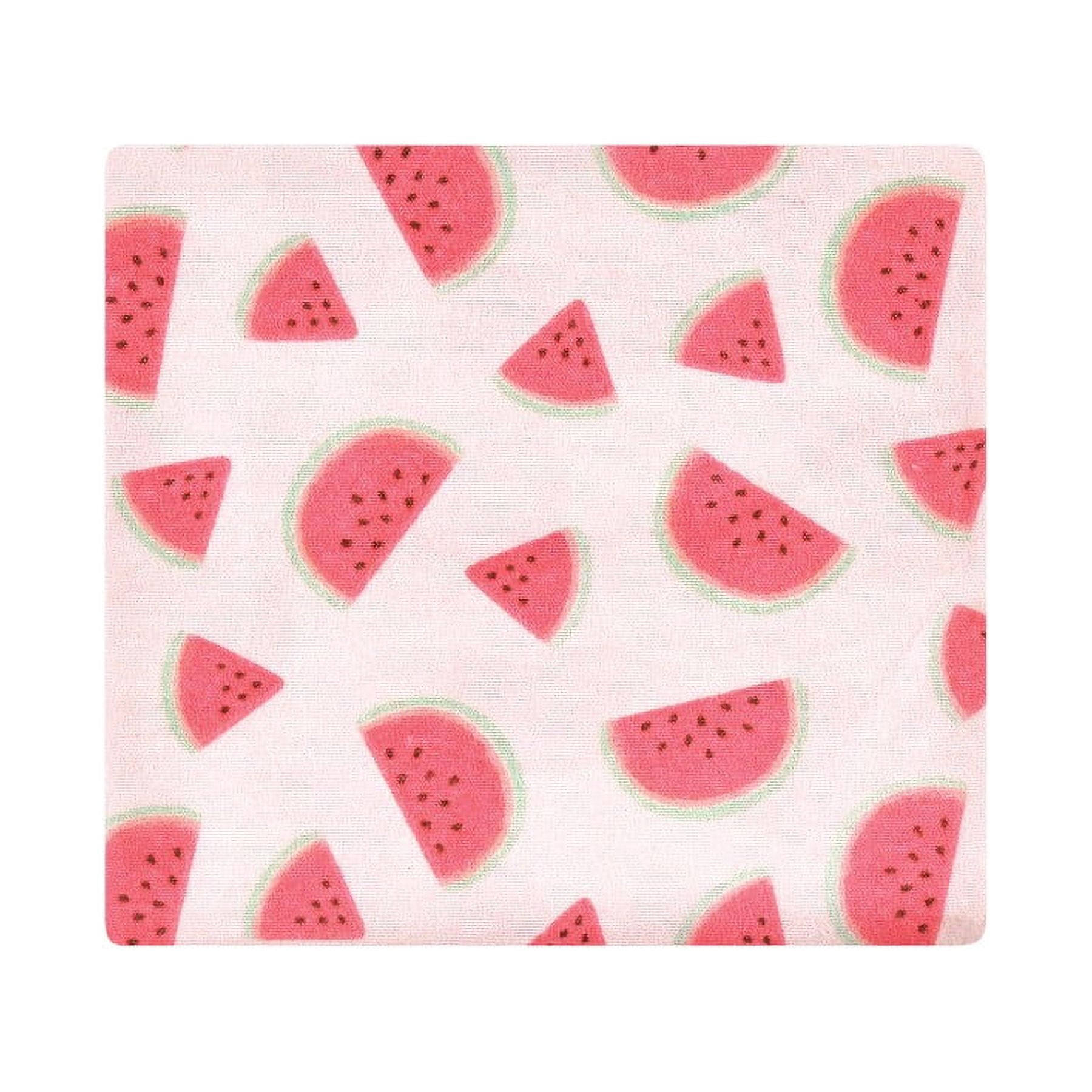 Hudson Baby Infant Girl Cotton Flannel Receiving Blankets Bundle, Fruit Salad, One Size