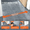 thumbnail image 5 of HCY Carpet Protector for Pets, 24" x 25' PVC Scratch-Proof Cat Carpet Protector for Doorway, Anti-Slip Cat Scratch Protector Mat, Easy to Cut Plastic Carpet Scratch Stopper, Cat Scratch Guard Carpet, 5 of 7