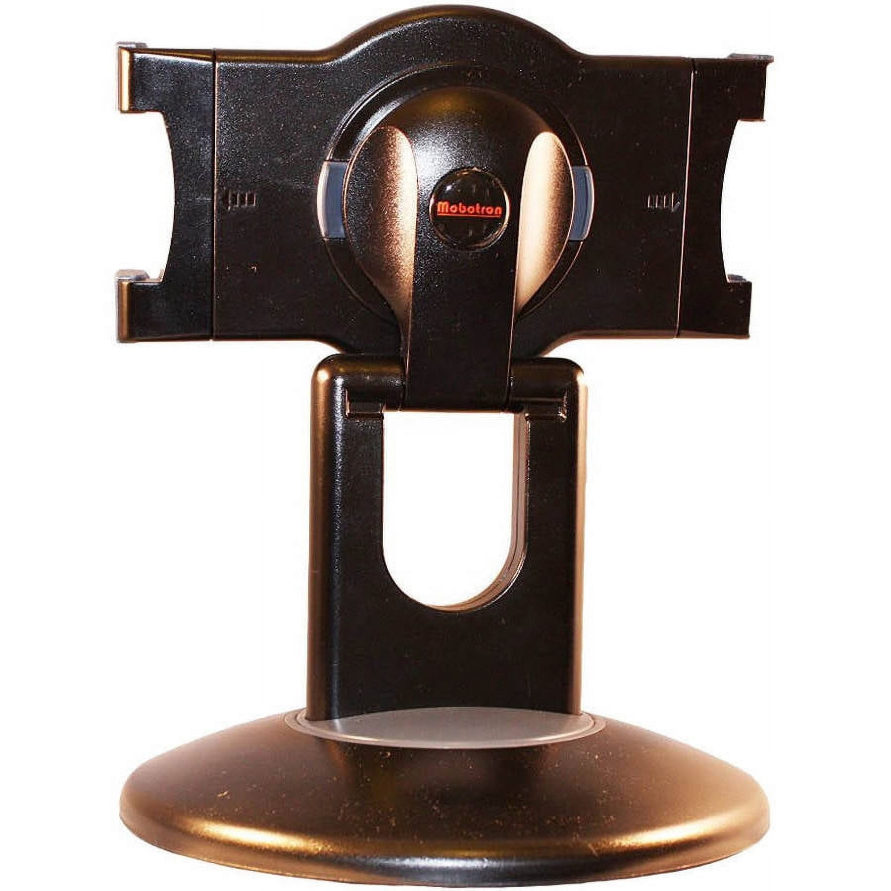 Universal Tablet On-Desk Station, Desk Stand on Swivel Weighted Base