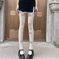 thumbnail image 6 of Juosiy Womens Cute Fashion Hollow-out Bow Pantyhose Spring and Autumn Lace Stockings, 6 of 6