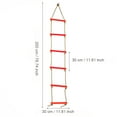 thumbnail image 5 of Climbing Rope Ladder For Kids - Swing Set Accessories - Playground Hanging Ladder For Swing Set - Tree Ladder Toy For Boys Children, Climbing Ladder Toy Exercise Equipmentred, 5 of 8