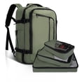 thumbnail image 1 of Mochila de viaje BANGE de 40 L aprobada por la FAA para vuelo con compartimento para portátil, 1 of 6
