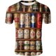 thumbnail image 1 of "Xishao Camiseta Funny Beer/French Fries/Hamburger 3D Print T Shirt Unisex Summer Fashion Casual Oversized T-Shirt Men Women Streetwear Tops" Xishao ropa, 1 of 2