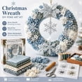 thumbnail image 5 of 3D Fabric Poke Wreath DIY Kit, Christmas Wreath Craft Kit for Adults | Poke Art for Adults, Beginner-Friendly No-Sew Craft, 3D Texture, Relaxing Holiday Project, Handmade Door Decor, 5 of 7