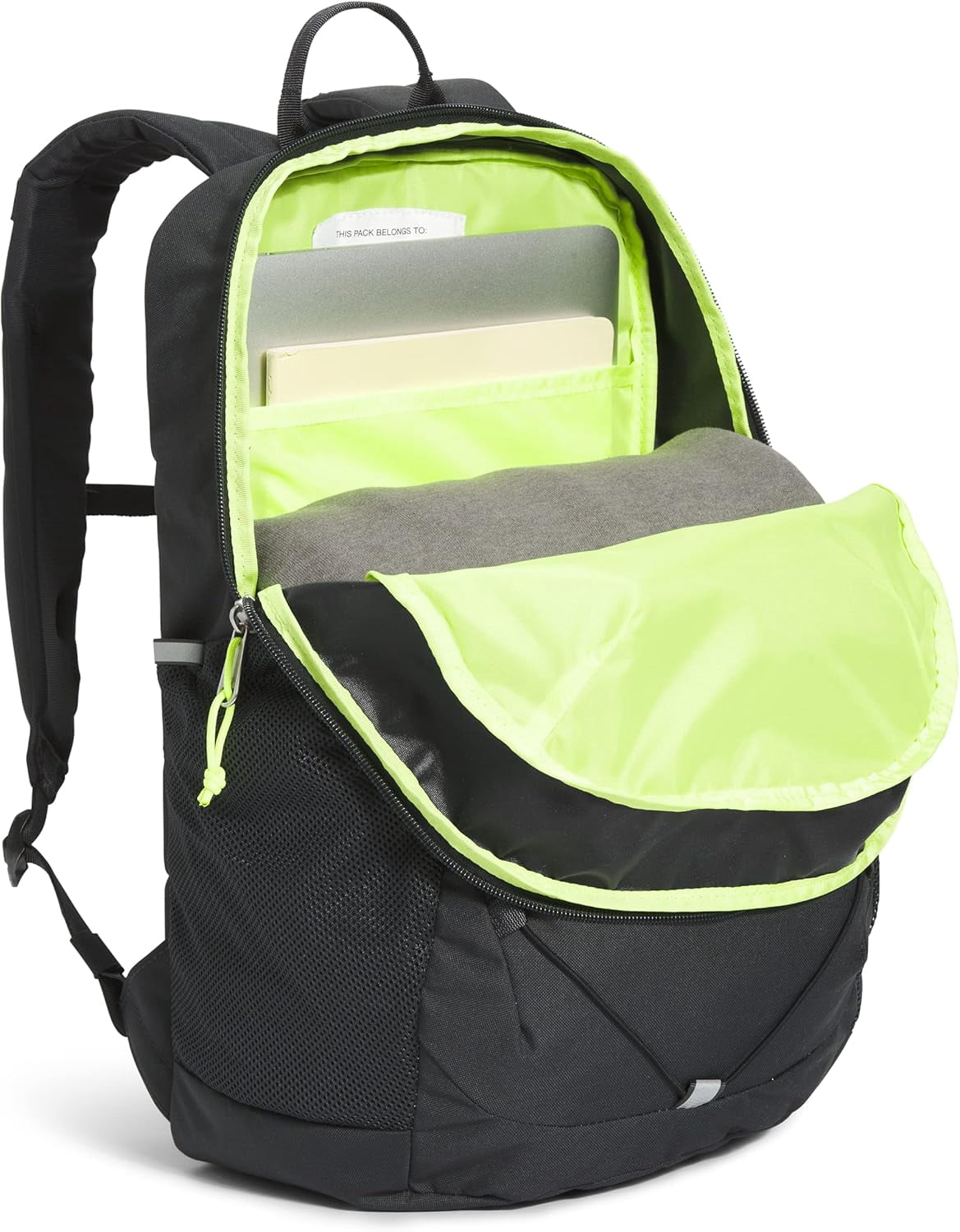 The North Face Teen Court Jester Backpack, Color Asphalt Grey/LED Yellow, One Size