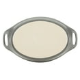thumbnail image 3 of Rachael Ray Ceramics Oval Baker, 2.5-Quart, Gray, 3 of 5