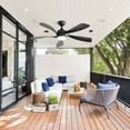 thumbnail image 5 of Ceiling Fans 52 Inch Low Profile Ceiling Fan with Lights Remote Control,Quiet DC Motor for Patio Living Room,Table Fans, 5 of 7