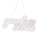 thumbnail image 3 of Letrero de neón Good Vibes, luz LED acrílica alimentada por USB, decoración de pared de neón para Bar, fiesta, boda, dormitorio, 3 of 10