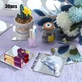 thumbnail image 2 of 30 Pieces Square Glass Mirror Tiles Square Craft Mirrors Self-Adhesive Mini Square Mirror for Room Home Decor, 4 x 4 Inches, 2 of 7