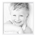 thumbnail image 2 of ArtToFrames 22" x 23" Contemporary White Picture Frame, 22x23 inch White Wood Poster Frame (WOM-4731),  Pack, 2 of 7