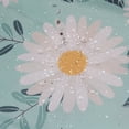 thumbnail image 4 of Shower Curtain Waterproof Fabric Printed Flowers Decorative Curtains Machine Washable 59" x 79", 4 of 6