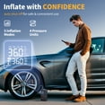 thumbnail image 3 of VacLife Cordless Tire Inflator Portable Air Compressor - Air Pump for Car Tires 150 Psi, 3 of 10