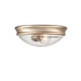 thumbnail image 2 of 5226-BN Millennium Lighting 1 Light Seeded Flush Mount-4.5 Inch Tall and 10 Inch Wide-Brushed Nickel Finish, 2 of 4