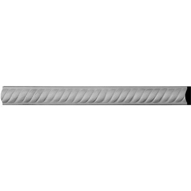 Ekena Millwork MLD01X00AL 1 in. H x .75 in. P x 94.50 in. L Alexandria Rope Panel Moulding
