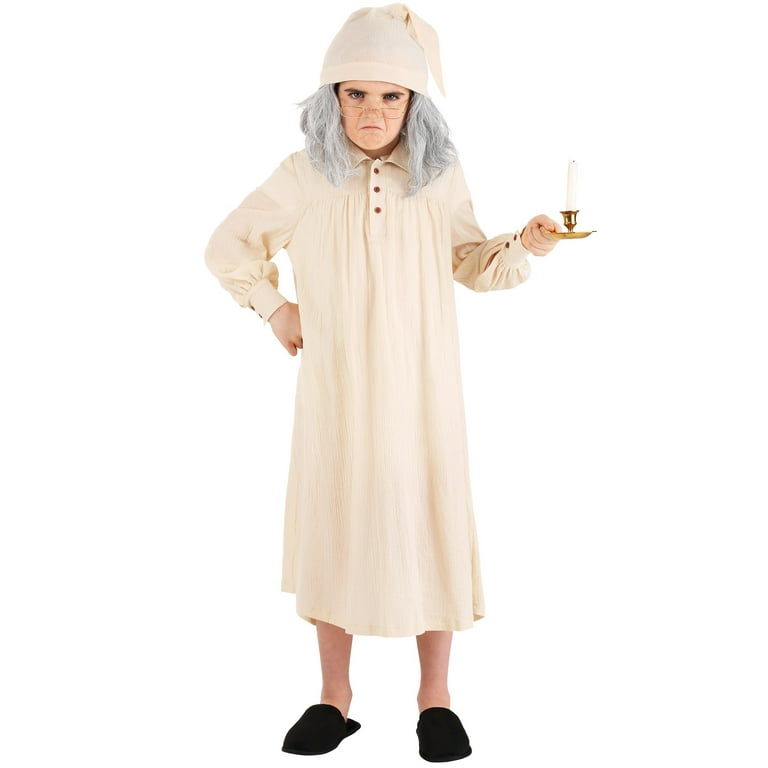 Humbug Nightgown Kid s Costume Holiday Costumes Kids Mens L Brown Fun Costumes