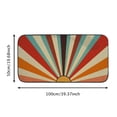 thumbnail image 5 of ARISTURING Vintage Boho Sun Door Mat, Grunge Sunburst Welcome Doormat Decorative Home Floor Mat, Non Slip Rubber Back and Strong Water Absorption for Outdoor Indoor Entrance Decor 19.68*39.37 in, 5 of 6