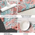 thumbnail image 3 of Pink Paisley and Floral Pattern Kitchen Rug Mat,Kitchen Runner Rugs Non Skid Washable,Decorative Kitchen Floor Mats for Kitchen,Sink,Laundry,17"X47", 3 of 5