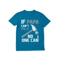thumbnail image 1 of Tstars Mens Gifts for Dad Father's Day Shirts If Papa Can't Fix it No One Can Funny Humor Shirt Gift for Grandpa Dad Father's Day Cool Best Gift for Dad T Shirt, 1 of 8