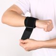thumbnail image 5 of Wrist Guard Adjustable Solid Color Compression Wrist Protector Sleeve 2pcs, 5 of 5