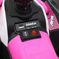 thumbnail image 2 of 12V Kids Ride On ATV, Battery Powered 4 Wheeler Electric Toy with LED Lights and Music, Pink, 2 of 6